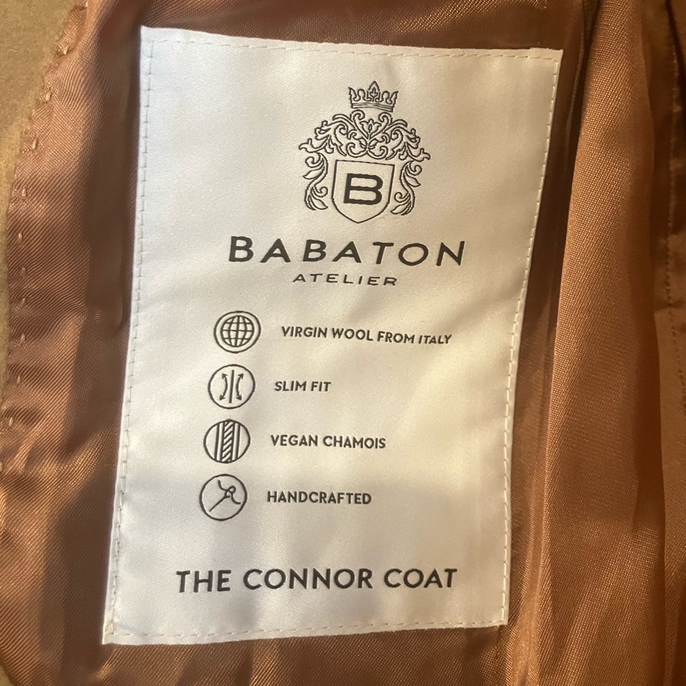 Aritzia Babaton Connor Long Wool Coat Camel | Belted | -20°C | S - Picture 5 of 12